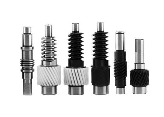 Buy 40T Steel Worm Gear Wheel + 6mm Hole Diameter Brass Worm Gear Shaft 0 5 Modulus Set 1 40 Reduction Ratio Drive Gear Box