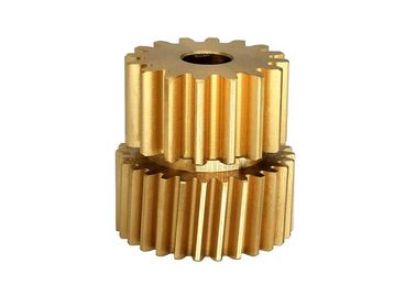Brass Helical Drive Gear Cluster Double Helical Gear 28T M1.0 16T M1.5