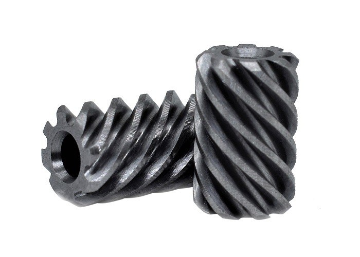 45° Helix Angle Steel Worm Gear 8 Teeth Steel Helical Pinion AGMA 7 For Gear Motor