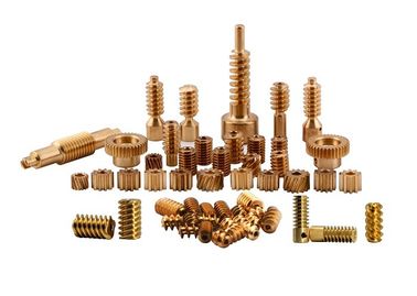 Industrial Miniature Brass Worm Gear Small Customized Machinery Parts