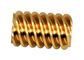 Customized Small Brass Pinion Gear  4 Lead  DP 48 C36000  For Gear Motor