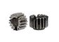 Professional Miniature spur gears 17T 0.5M  S45C Smaller Module 500mm Maximum Length