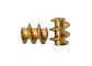Professional  Miniature Brass Worm Gear 1 Tooth 1.5 Module AGMA 7 Brass